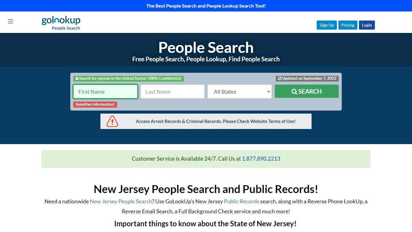 People Search New Jersey, New Jersey People Search